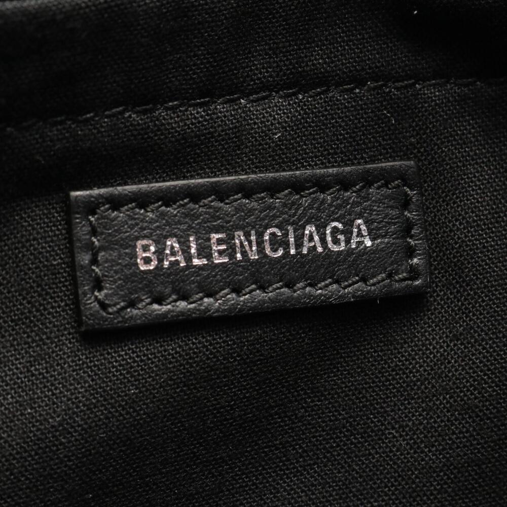 Balenciaga MONACO Flap Messenger Shoulder Bag Leather Black - Picture 4 of 4